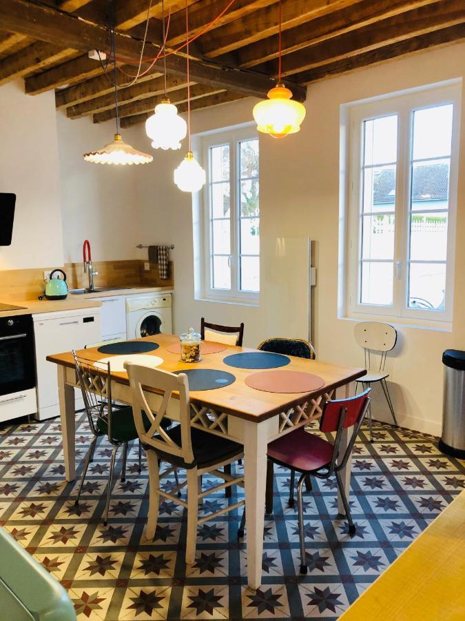 La Ferme De Mon Enfance Villa Villechétif Exteriör bild