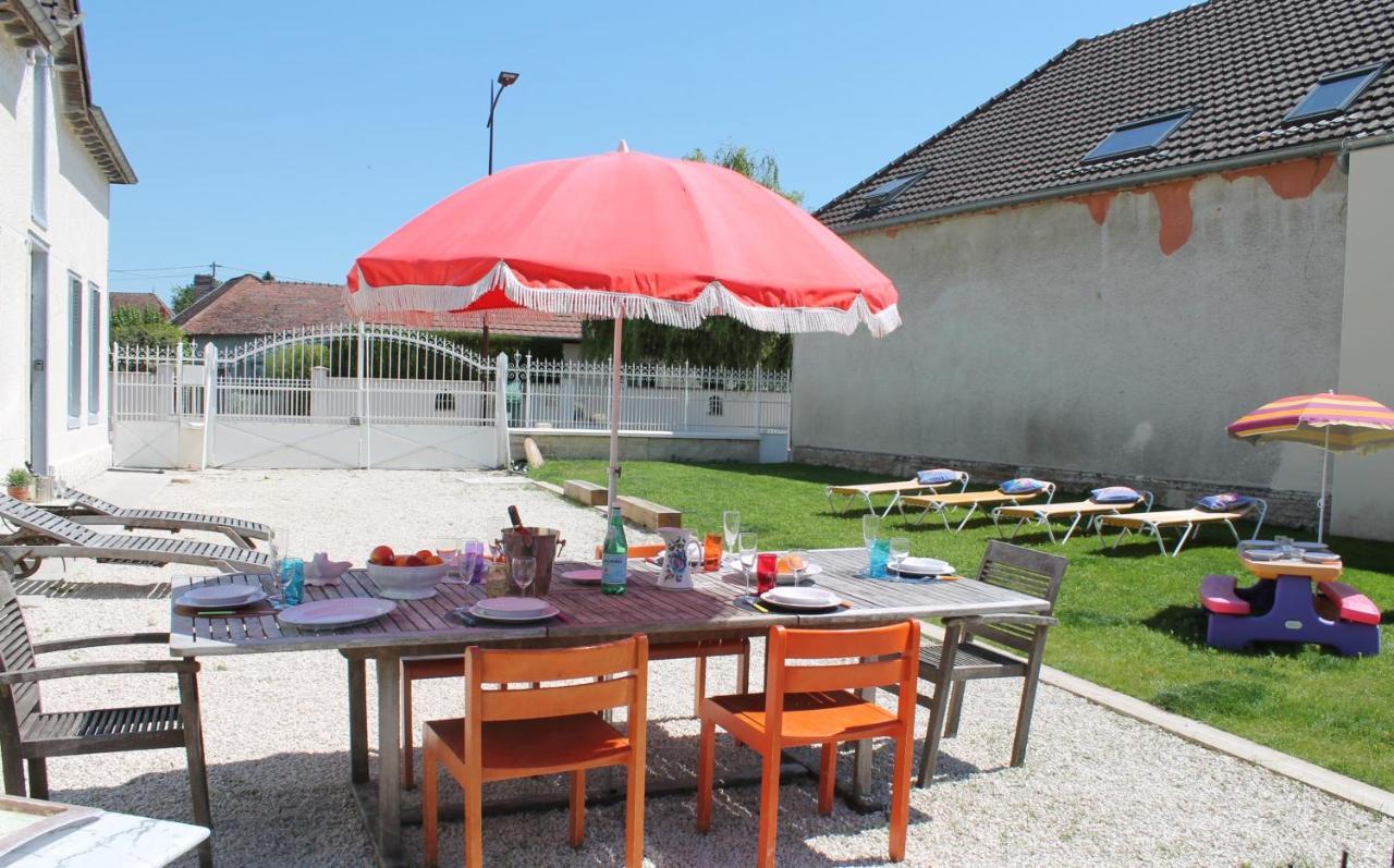 La Ferme De Mon Enfance Villa Villechétif Exteriör bild