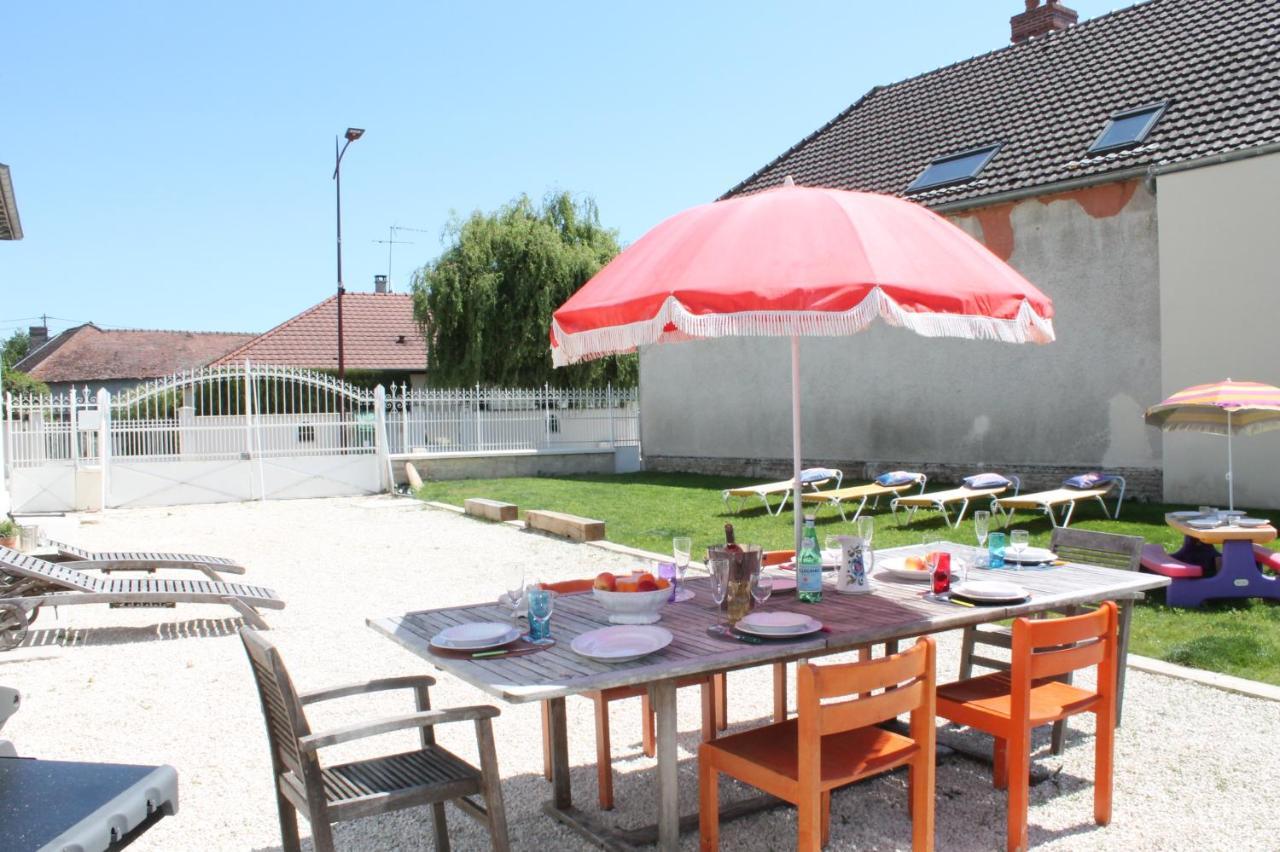 La Ferme De Mon Enfance Villa Villechétif Exteriör bild